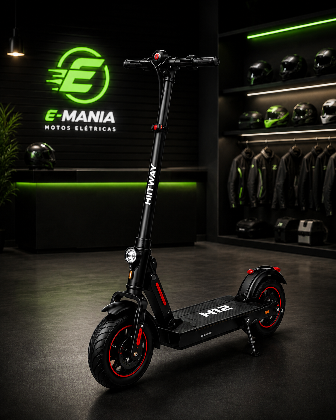 Showroom de scooters e bikes elétricas E-Mania